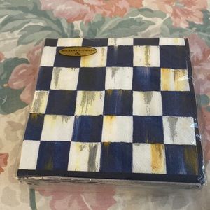 Mackenzie-Childs Royal Check Cocktail Napkins